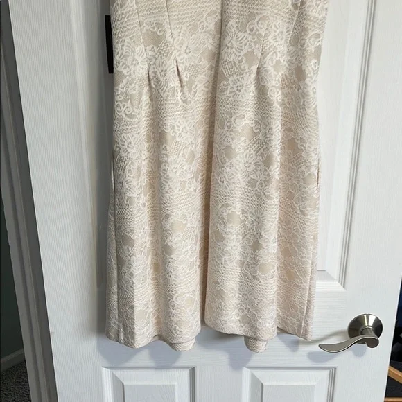 Vince Camuto Cream Lace Dress - Picture 7 of 10